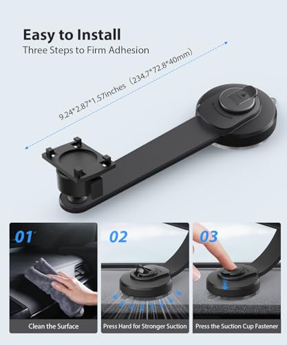 AUTO-VOX Wireless Backup Camera Kit: 7.2" Monitor, Solar 5 Cam, Suction Mount and Solar 3A Plus Cam– Flexible Placement for Horse Trailer, Boat Trailer, Cargo Monitoring, Tight Spot Parking