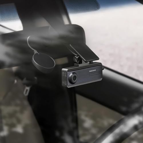 THINKWARE Q200 Dash Cam Car Dashboard Camera, WiFi, WDR, Speed Red Light Alerts, ADAS, 256GB Max, Parking Monitor, Night Vision (32GB MicroSD, 12V Cigar, Hardwiring Cable) (2CH Front and Rear) - color: 2CH Front and Rear