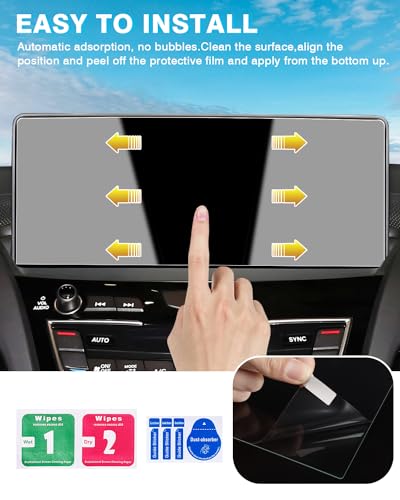 Karltys Upgrade 2 Pack Acura MDX Screen Protector 2022-2026, 12.3 Inch Touchscreen Tempered Glass for Acura Navigation Screen Protector for MDX Accessories - size: 2022-2024 Acura MDX 12.3-Inch