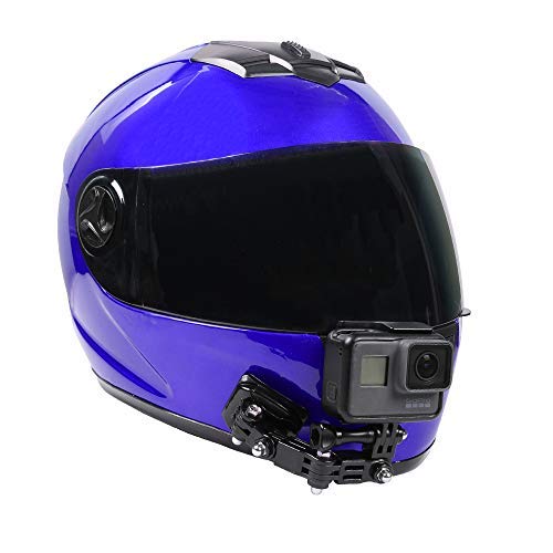 Motorcycle Helmet Chin Mount Kit Compatible with GoPro 13/12/11/10/9, DJI Action 6/5 Pro/4/3, AKASO and More Action Cameras - style: Motorcycle Helmet Chin Mount