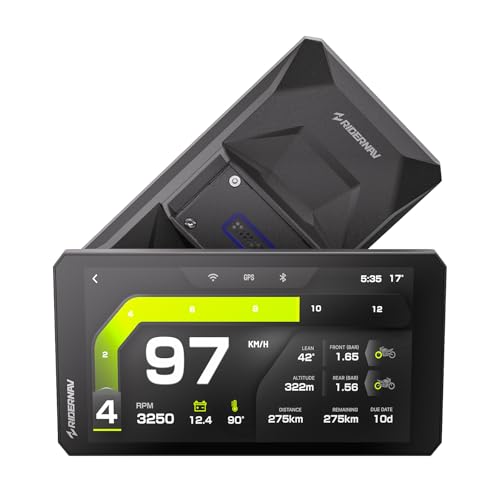 R7M 7" Wireless Motorcycle CarPlay & Android Auto for BMW Motorcycles - Native Wonder Wheel & Action Camera Control (GoPro/Insta360)| TPMS/RPM| OTA Updates|1200-Nit IP69K GPS | Nav Prep 5/6 - size: R7M Motorcycle Carplay for BMW