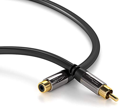 KabelDirekt – RCA Extension Cable – 20ft - size: 20 Feet