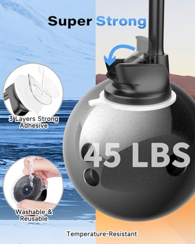 1Zero Solid Car Truck Phone Mount Holder 14" Arm Upgraded Wireless Charger - color: Upgraded Wireless Charger Holder