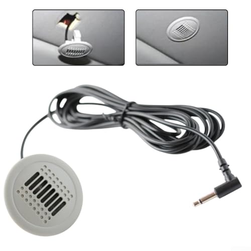 TreasureCave 3.5mm Microphone for Car Vehicle Head Unit GPS DVD Enabled Stereo Audio Radio Assembly Mic Microphone Accessories for Au-di