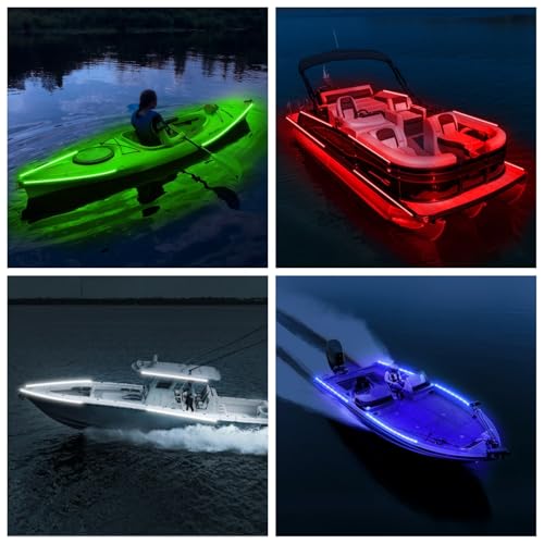 Boat Marine Submersible Led Strip Lights, 4 Pcs 12V White/12'' - color: White, size: 12''