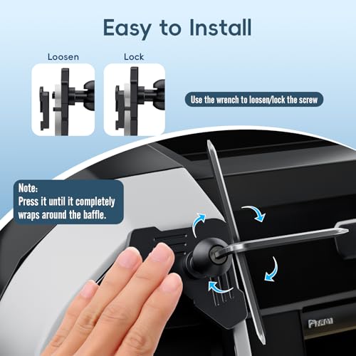 Car Metal Vent Phone Mount for 2015-2020 Ford F150 & 2017-2021 Super Duty - size: Universal Holder