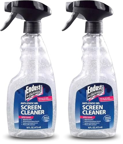 Endust for Electronics; Screen & Electronics Cleaning Gel Spray, 16oz. (11308) (Pack of 2) - size: 1 Count (Pack of 2)