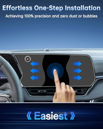 SHAOHAO 2 Pcs 2026 2027 Chevy Equinox Anti-Glare Matte Screen Protector for 2025 2026 2027 Chevy Equinox Accessories 11.3" Navi & 11" Dash 9H Matte Glass Anti Scratch & Fingerprint Bubble Free