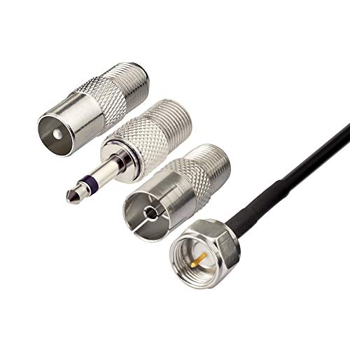 Bingfu FM Radio Dipole Antenna for Stereo Receiver Indoor Pioneer Onkyo Yamaha Marantz Bose Wave Music System Home FM Radio AV Audio Video Home Theater Receiver