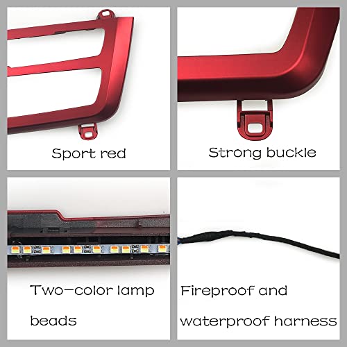 Center Two-color Ambient Light For BMW 3 4 Series 3GT M3 M4 - color: Sport Red