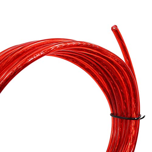 10 Gauge Car Amp Wiring Kit –Welugnal A Car Amplifier Install subwoofer Wire Wiring Kits Helps You Make Connections and Brings Power to Your Radio, Subwoofers and Speakers Amp Power Wire - size: 10 Gauge