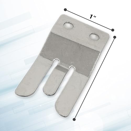 Boat Stainless Steel CB/Ham VHF Radio Microphone Clip Holder for Marine Jet Yacht RV, 1" x 1-7/8, Compatible with Yaesu MH-48 FT8900 FT7800 FT7900 FT8800 FT1807 (3 PCS) - color: Silver-3 PCS