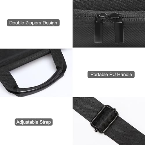 MOSISO Laptop Bag for Men, 18-18.5 inch Computer Bag - color: Black, size: 18.5 inch