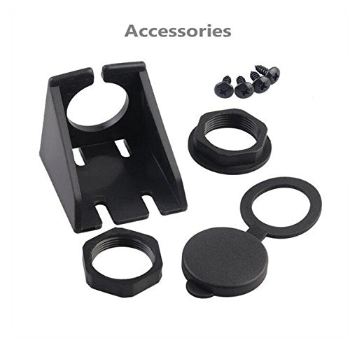 chenyang USB 3.0 Dual Port Flush Mount 2 Male to 2 Female Extension Cable for Car Dashboard Panel Mount - color: Dual Port Male to Female with Waterproof