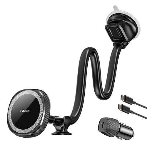1Zero for Magsafe Car Mount Charger, 15W Fast Charging for Windshield