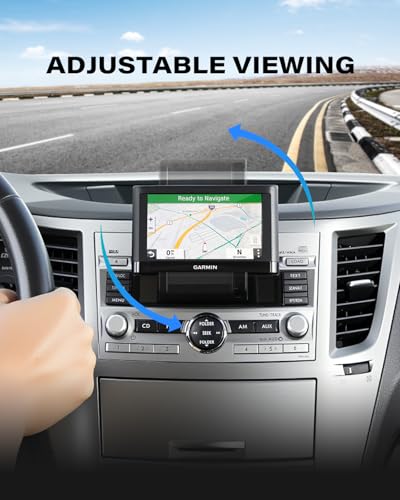 APPS2Car CD Slot GPS Mount for Car, Compatible with 17mm Ball GPS Devices