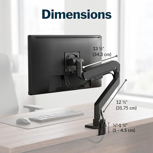 Vari Ultra-Wide Monitor Arm – Black - size: Ultra-Wide Monitor Arm