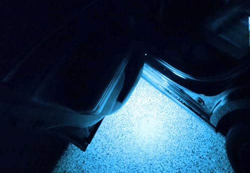 iJDMTOY Aqua Ice Blue 18-SMD Full LED Under Side Door Courtesy Lights, Footwell Lights, Compatible with Dodge Charger Challenger Dart Stratus Magnum Avenger, Chrysler 200 300 Sebring - style: Aqua Ice Blue