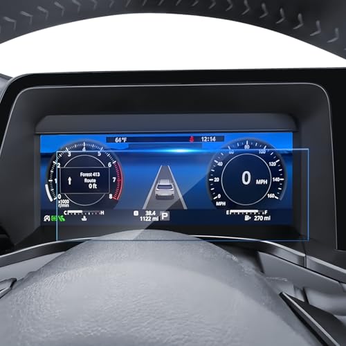 SKTU for Subaru Outback Screen Protector 2026 for 2026+ Subaru Outback (Premium/Limited/Touring/Wilderness/Limited XT/Touring XT) 12.3-Inch Instrument Panel Screen Subaru Outback 2026 Accessories Screen Cover Tempered Glass [9H Hardness, Ultra HD, Anti-Gl