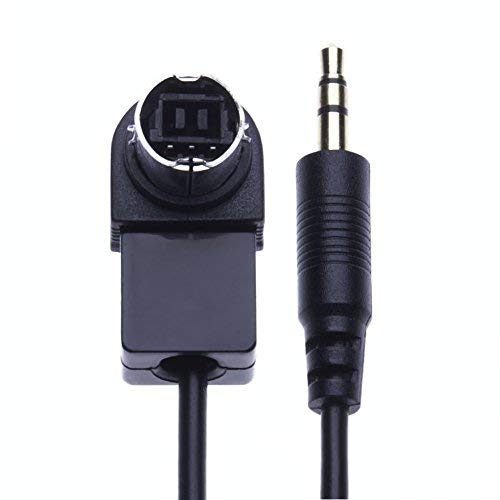 Aux Input Cable Adaptor, Stereos Alpine Aux Jack 3.5mm Converter for Alpine, JVC Stereo CDA 7998R, 9535R, 9830R, 9831R, 9833R, 9847R, 9851R, 9853R, 9855R, 9812RB, 9854R