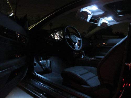 iJDMTOY 6-SMD 6411 C5W Sun Visor Vanity Mirror Replacement Bulbs, Xenon White
