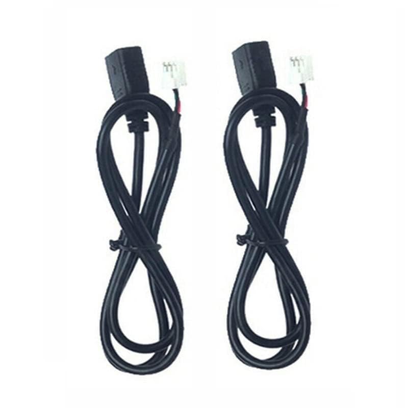 Android Car Radio Stereo 4PIN USB 6PIN USB (2 USBs Total) Harness Adapter Connector Plug Set for Aftermarket Android Radio GPS Head Unit with 16pin Power Socket - style: 2USB Ports