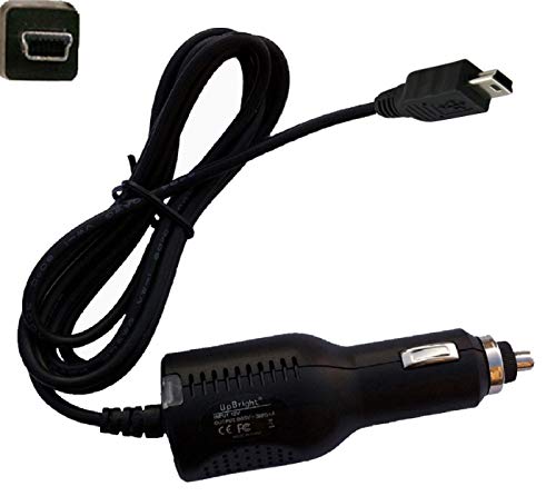UpBright 5V Car DC Adapter Compatible with Garmin DriveSmart 42 44 51 52 53 54 55 56 57 58 61 65 66 67 68 70 71 GPS Navigator TA20 Nuvi 2555lmt 2597lmt 2598lmt 2599lmt DriveAssist DriveTrack RV770 780