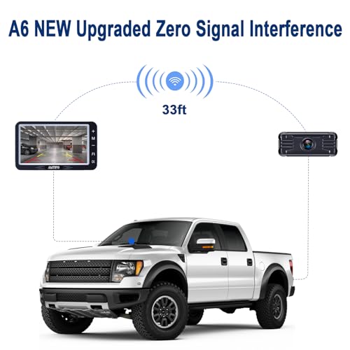 Wireless Backup Camera 5-inch for Truck: Easy to Install Back up Camera - HD 1080P Rear View Camera for Trucks SUVs
