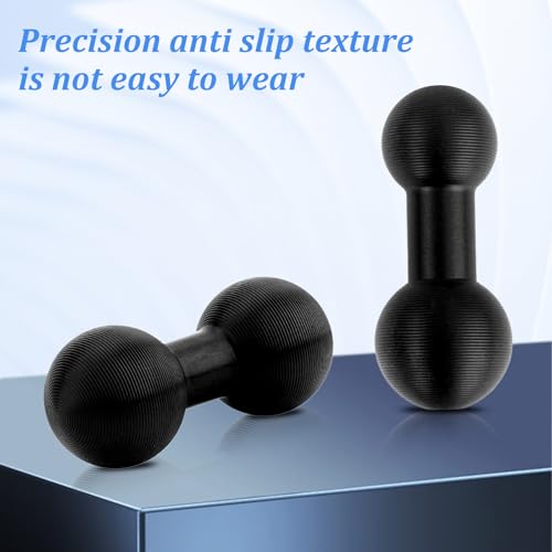2Pcs 20mm to 17mm Ball Mount Arm, Aluminum Alloy Ball Mount Solutions Adapter Extension Compatible with Garmin and Bulletpoint Dash