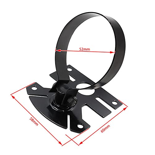 SaiDian 1Pcs Swivel Gauge Mount Bracket Single Hole 2"/52mm for Car