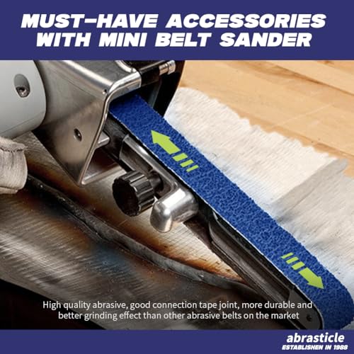 1/2" x 18" Zirconia Sanding Belts for Metal - 1/2 x 18 Inch Zirconia Metal Grinding Sand Paper, 36 PCS 120 Grits, Perfect for Knife Blade Sharpening, Metal Polishing, Derusting, Woodworking - size: 1/2" x 18" 120 Grit(36 pack)