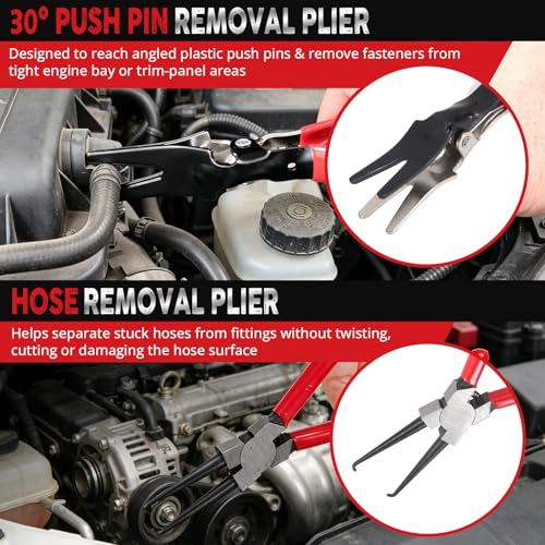 10PCS Fuel Line Disconnect Tool Set with Storage Bag - color: 10pcs