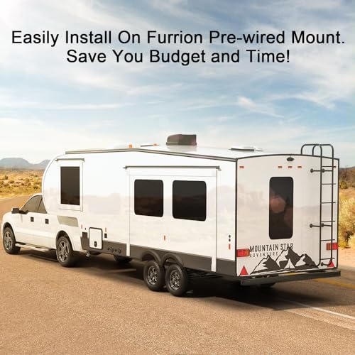 Fookoo HD 1080P 7" Wireless Backup Camera System for Furrion Pre-Wired RV - size: 7" 1-Cam