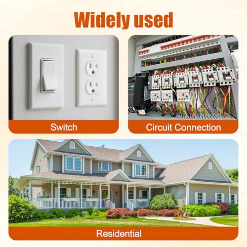 10/3 Wire with Ground - 10FT 10 Gauge NM-B Non-Metallic Sheathed Cable 100% Pure Copper 10 AWG 3 Conductor Residential Indoor Wire for Outlets, Switches, Other Loads and Lighting Wiring Projects etc. - size: 10FT, style: 10AWG/3