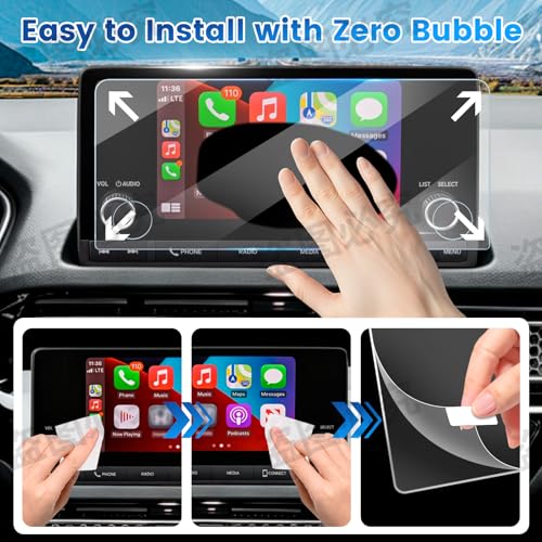 1PC Screen Protector Compatible with Honda Civic Sport LX EX 2022-2025 and CR-V 2023-2025 7-Inch Touchscreen, 11th Gen. Civic Accessories, 9H Anti-Glare Car Radio Tempered Glass Screen Cover - color: Honda Civic/CR-V 2023-2025 2026 CRV 7-Inch
