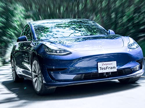 2023-2017 Model 3 License Plate Mount, Height-Adjustable & NO Drilling Front License Plate Holder with Anti Theft Features - size: 2017-2023 Model 3