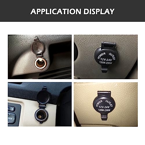 12V Cigarette Lighter Socket,Waterproof Car Power Outlet Cigarette Lighter Adapter with Extension Cable,Universal Car Interior Accessories Cigarette Lighter Plug for Car Truck SUV (2PCS) - color: 2PCS