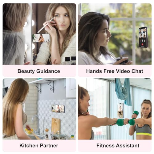 Giumel 2PCS Silicone Suction Phone Case Mount, Non Slip Suction Cup, Hands-Free Phone Accessories Holder for Selfies and Videos, Silicone Adhesive Stand Sticky for Cell Phone Light Gray - color: Light gray