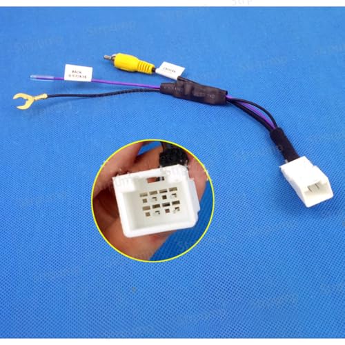 8Pin Car Rearview Camera Reverse Backup Video Adapter for Subaru Forester Legacy Outback Impreza WRX Male - style: Male Connector