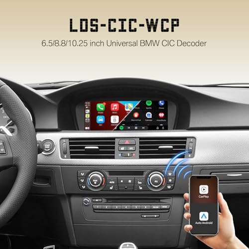 Wireless CarPlay & Android Auto MMI Retrofit Kit Adapter for BMW CIC System - size: BWM CIC System