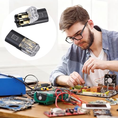 30Pcs Double Wire Plug in Connectors, Quick Connect Wire Connector 18-22AWG - size: 30 Pack