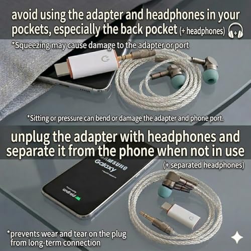 FRIGRAF 1PACK USB C to 3.5mm Audio Adapter, Type C to Headphone Jack Dongle - size: 1-Pack