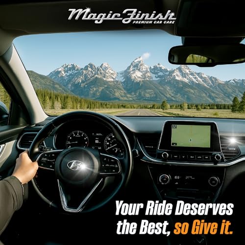 Magic Finish Interior Cleaning Spray (16 fl oz) – All-in-One Car Cleaner Spray for Seats, Dashboards & Consoles – Fast-Acting Car Cleaning Supplies for Rubber, Plastic, Carpet & Upholstery - size: 16 Fl Oz (Pack of 1)