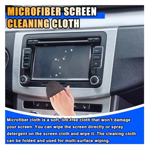 KITUREK Triangle Car Touch Screen Cleaner Cloth, Microfiber Cleaning Pad - style: Triangle