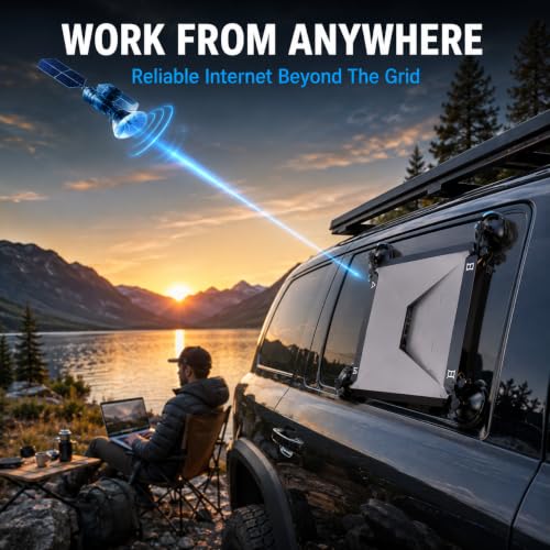 Suction Cup Mount Compatible with Starlink Mini for Car, RV, Boat & Roof