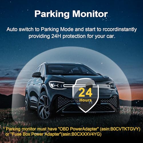 Mangoal Front 4K Rear 1080P Dash Cam for F150 2015-2020 F250-F450 2017-2019 - style: Model C Front and Rear