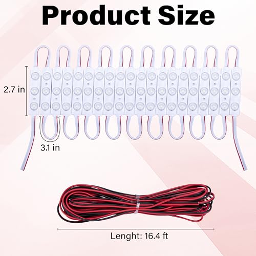 60 Led Van Interior Light Kits, 12V Led Light Strip, Cargo Van Accessories - color: 20 Modules(60 LED)