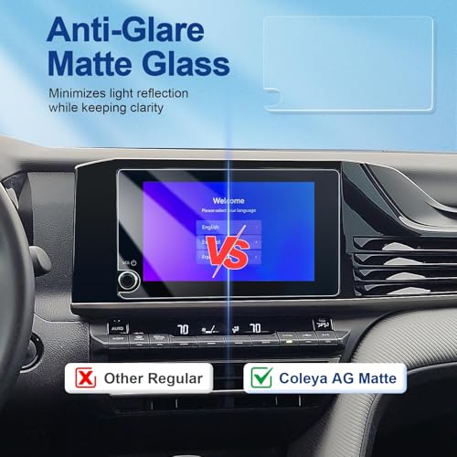 Anti-Glare Matte 2025 2026 Camry Screen Protector, for Toyota Camry (LE/SE/Nightshade) 8-inch Touchscreen, 9H Tempered Glass 2026 2025 Camry Accessories HD&Anti-Fingerprint 8" - color: 8-inch (Matte)
