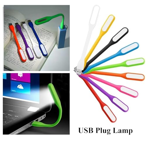 Mini Flexible Light, Portable USB Led Reading Night Lamp for PC Laptop Computer Notebook Power Bank - 2 Pack (Green) - color: Green