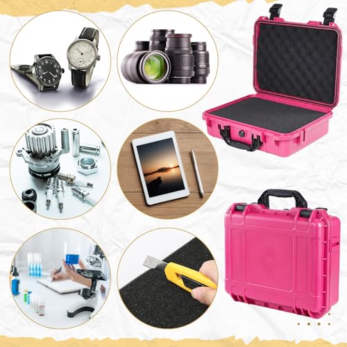 Relaxweex 16.3 x 6.5 x 3.7 Inch Hard Case, Grid Shell, Rose Red - color: Rose Red, size: 16.3 x 6.5 x 3.7 Inch, style: Grid Shell